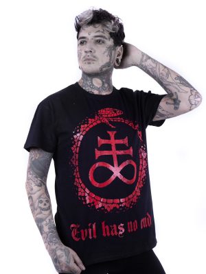 POLERA EVIL HAS NO END RED