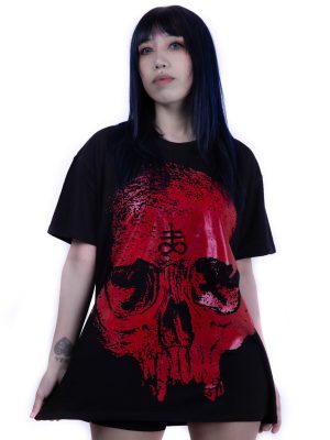 POLERA SKULL SIGILO RED