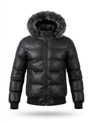 Chaqueta cuerina peludo 2.0