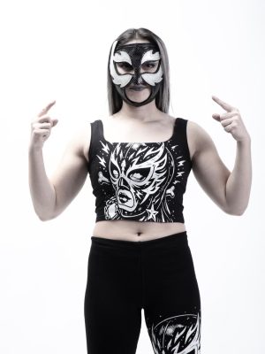 Crop máscara luchadora