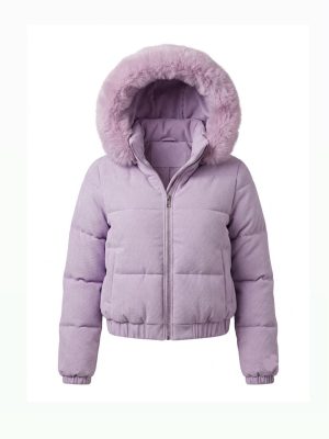 Parka purple forrada impermeable